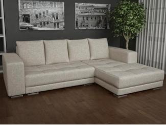 Светлый угловой диван Lucia - Мебельная фабрика «МКмебель»