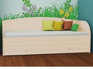 Односпальная кровать с двумя ящиками  - Мебельная фабрика «Велес»