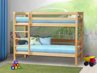 Кровать Омега 14 двухъярусная вариант-9 - Мебельная фабрика «Фант Мебель»