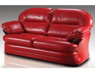 Красный кожзам диван Ниаполь - Мебельная фабрика «Восток-мебель»