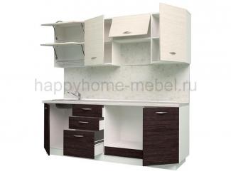 Готовая прямая кухня LIFE WOOD-1  2200 - Мебельная фабрика «Happy home»