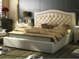 Кровать с каретной стяжкой Палермо  - Мебельная фабрика «Успех»