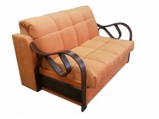 Прямой оранжевый диван Марсель