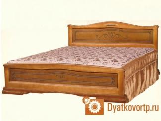 Кровать Елена массив - Мебельная фабрика «Дятьковское РТП-1»
