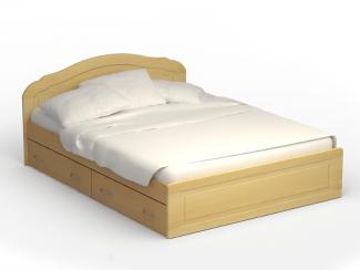 Кровать  с выдвижными ящиками 1400 - Мебельная фабрика «Артмебелитт»