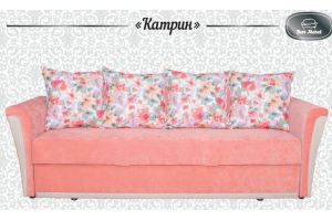 Мягкий диван с подушками Катрин - Мебельная фабрика «Best Mebel»