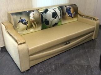 Светлый диван с фотопечатью  - Мебельная фабрика «Шкаffыч»