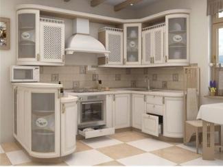 Белая П-образная кухня - Мебельная фабрика «Интерьер»