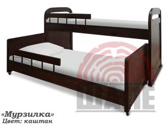 Кровать детская деревянная Мурзилка - Мебельная фабрика «ВМК-Шале»