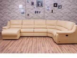 Угловой диван с оттоманкой Елизавета 005 - Мебельная фабрика «Мягкофф»