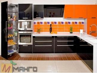 Черный кухонный гарнитур Фиджей - Мебельная фабрика «Манго»