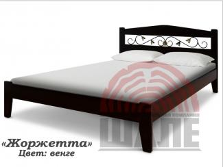 Черная кровать Жоржетта  - Мебельная фабрика «ВМК-Шале»
