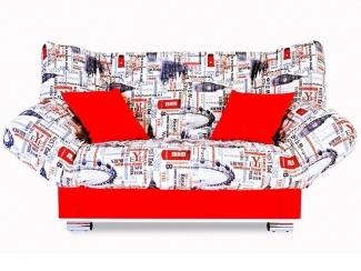 Яркий прямой диван Оптима 5 - Мебельная фабрика «МКмебель»
