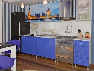 Прямая кухня Лондон-2 с фотопечатью - Мебельная фабрика «Манго»