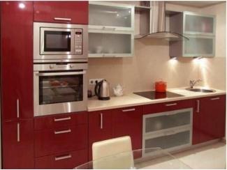 Красная кухня из пластика  - Мебельная фабрика «Kuhnishkaf»
