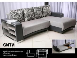 угловой диван тик-так Сити - Мебельная фабрика «Аккорд»