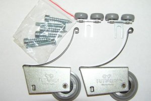 АФ Комплект роликов Futurum AL симм (закр) F608-11S - Оптовый поставщик комплектующих «Фурнитекс»