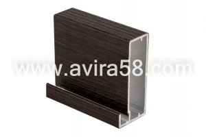 Алюминиевый фасадный профиль Феррара темная - Оптовый поставщик комплектующих «Авира»