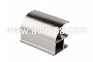 Алюминиевый профиль Браш серебро - Оптовый поставщик комплектующих «Авира»