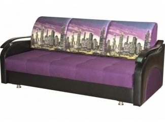Фиолетовый диван с фотопечатью Лолита 2 - Мебельная фабрика «ВиТ Мебель»