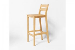 Барный стул Хан 2 с жестким сидением - Мебельная фабрика «DAIVA casa»