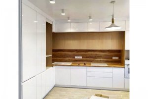 Белая глянцевая кухня - Мебельная фабрика «ЛВМ (Лучший Выбор Мебели)»