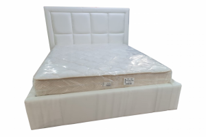 Белая кровать - Мебельная фабрика «Алеф+»