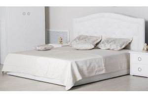 Белая кровать Сицилия 3 - Мебельная фабрика «Новая мебель»
