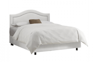 Белая кровать в спальню Кровать V10 - Мебельная фабрика «Союз мастеров»