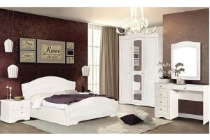 Белая современная спальня Линда - Мебельная фабрика «Мир Нестандарта»