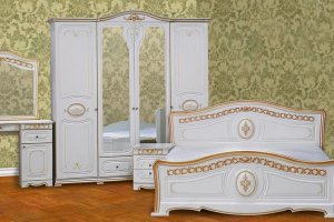Белая спальня Азалия - Мебельная фабрика «Фортуна»
