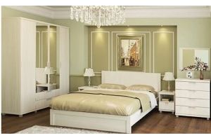 Белая спальня Диодора - Мебельная фабрика «Мир Нестандарта»