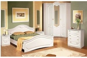 Белая спальня Изольда - Мебельная фабрика «Мир Нестандарта»