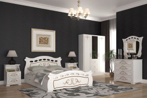 Белая спальня Нимфа - Мебельная фабрика «ДАРИНА»