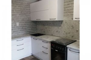 Белая угловая кухня - Мебельная фабрика «Папа Карло»
