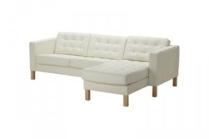 Белый диван ДМ034 - Мебельная фабрика «Эльнинио»