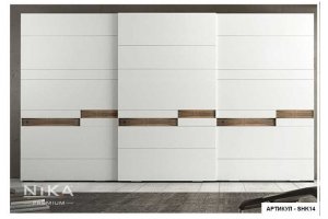 Белый шкаф-купе современный Аргентина - Мебельная фабрика «NIKA premium»