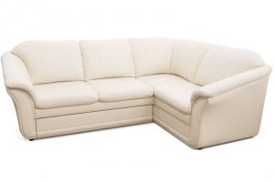 Белый угловой диван Бристоль - Мебельная фабрика «Диваны express»