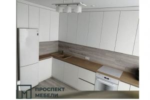 Большая белая кухня - Мебельная фабрика «Проспект мебели»
