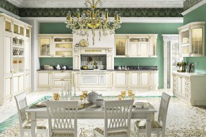 Большая кухня классика Риальто - Мебельная фабрика «Зеленый попугай»
