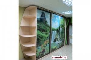 Большой красивый шкаф-купе - Мебельная фабрика «Еврус»
