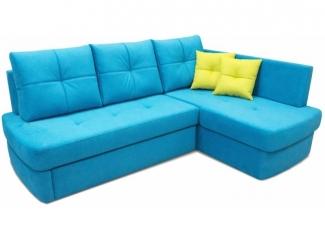 Угловой диван в голубом цвете Остин ДУ