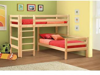 Кровать Омега 14 из массива вариант -7 - Мебельная фабрика «Фант Мебель»