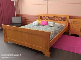Кровать деревянная Майорита - Мебельная фабрика «ВМК-Шале»