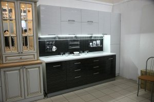 Черно-белая кухня - Мебельная фабрика «GaRam»