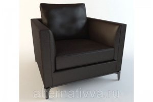 Черное кресло AL 145 - Мебельная фабрика «Alternatиva Design»