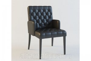 Черное кресло AL 19 - Мебельная фабрика «Alternatиva Design»