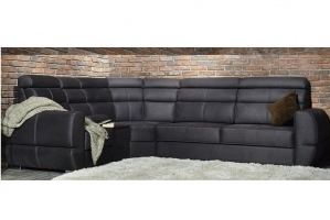 Черный угловой диван Дуглас - Мебельная фабрика «Alenden»