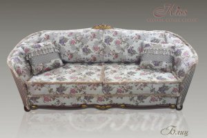 Прямой диван Блиц с бахромой - Мебельная фабрика «Kiss»