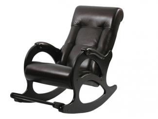 Черное кресло-качалка 44 - Мебельная фабрика «RIVALLI»